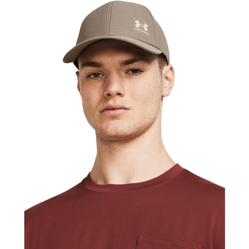 Under Armour Men's Iso-chill Armourvent Stretch Hat | Taupe Dusk/Fresh Clay