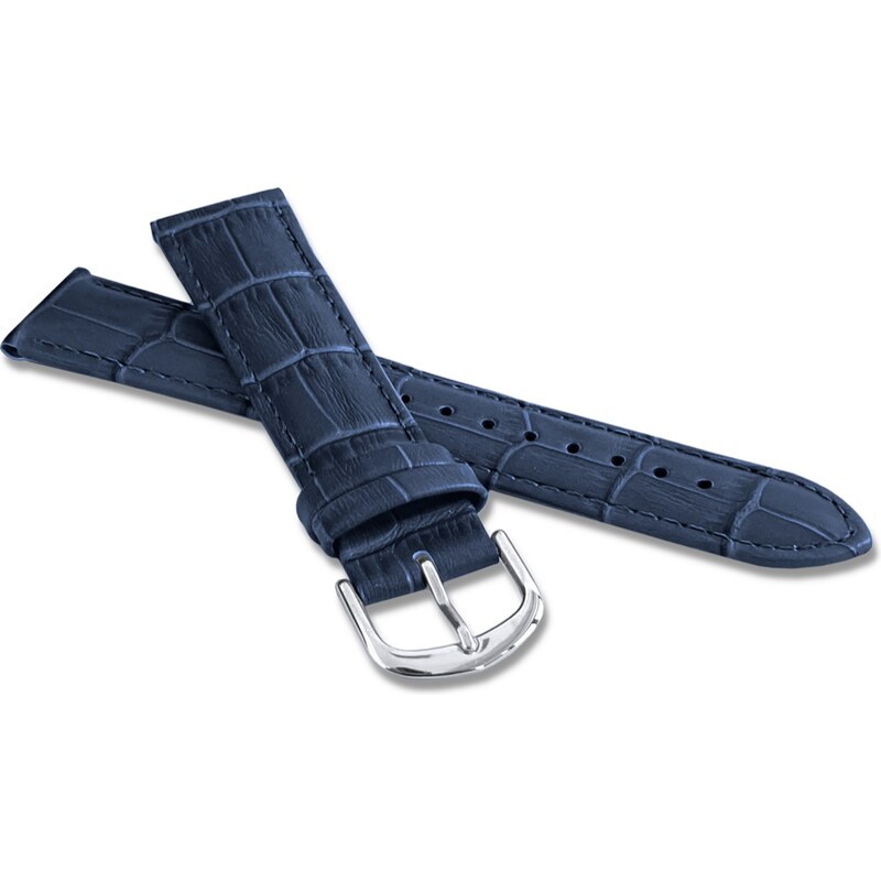 LAVVU Tmavě modrý prošitý řemínek CROCO - 14 BSIUL14 90578339