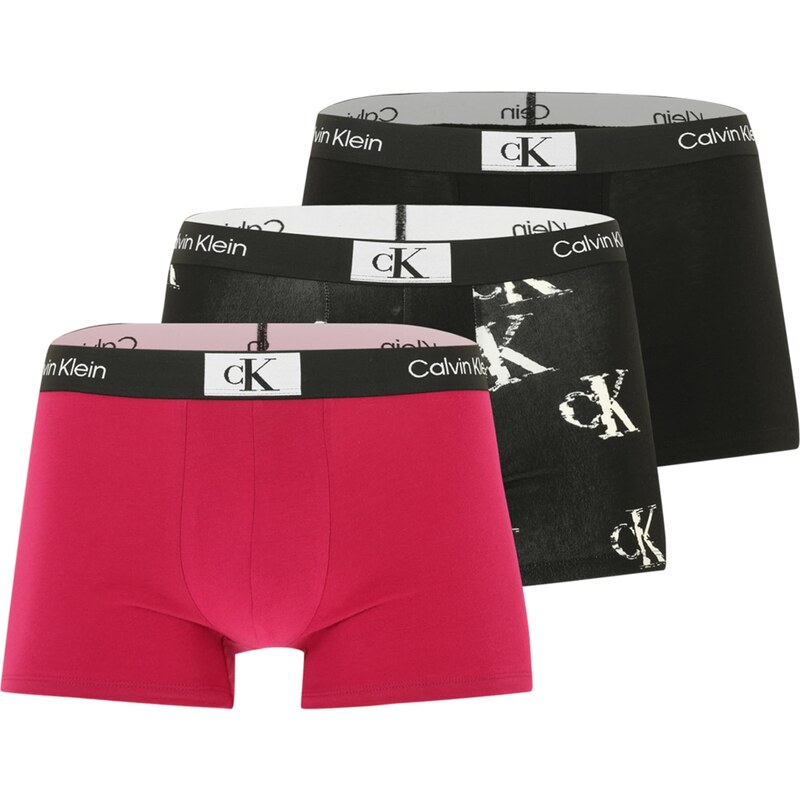 Calvin Klein Underwear Boxerky pink / černá / bílá
