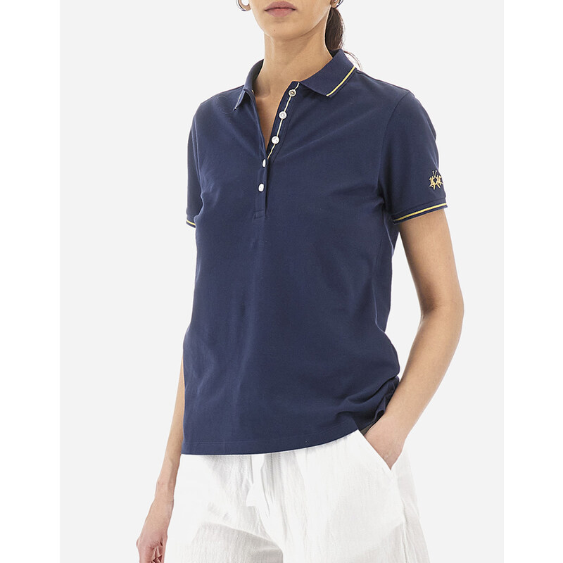 LA MARTINA TRIČKO POLO ΚΜ WOMAN POLO S/S PIQUET STRETCH