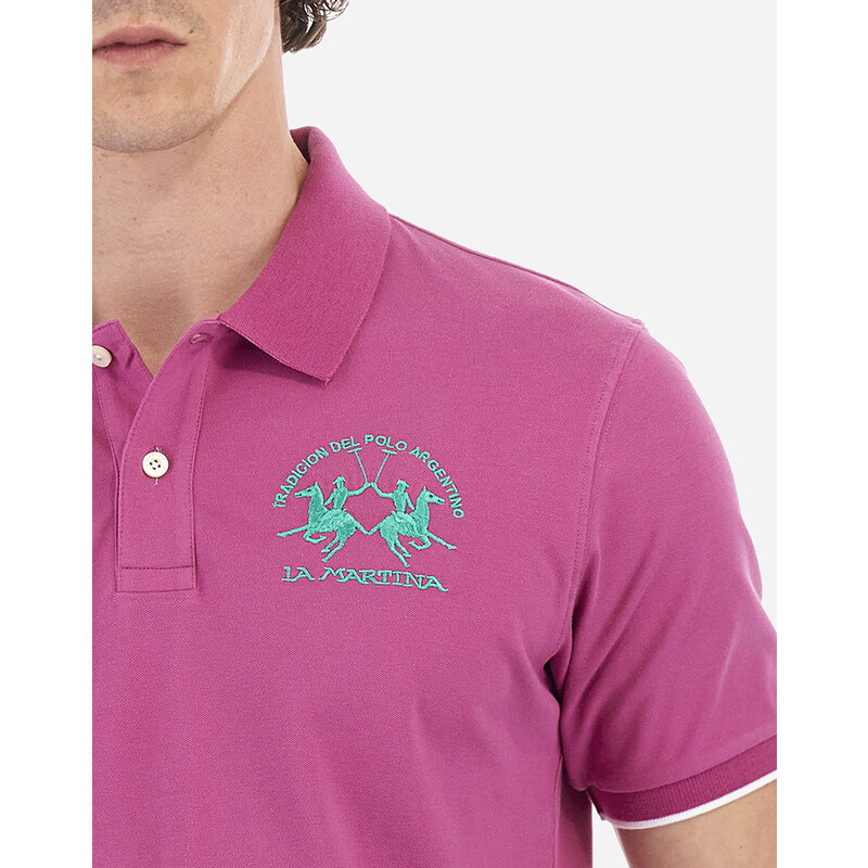 LA MARTINA TRIČKO POLO ΚΜ MAN POLO S/S PIQUET STRETCH