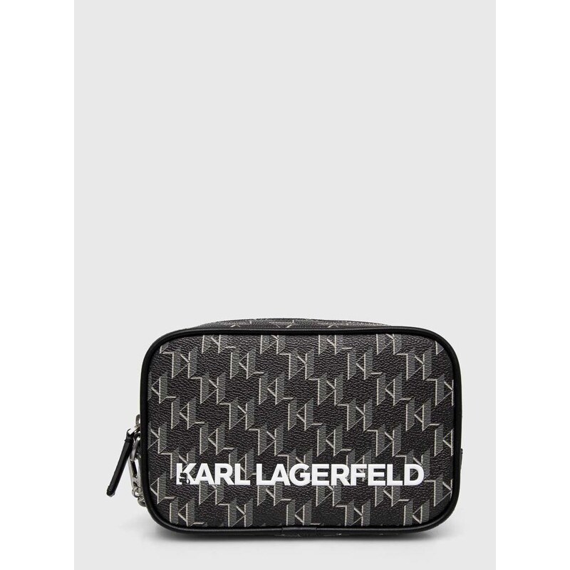 Kosmetická taška Karl Lagerfeld černá barva