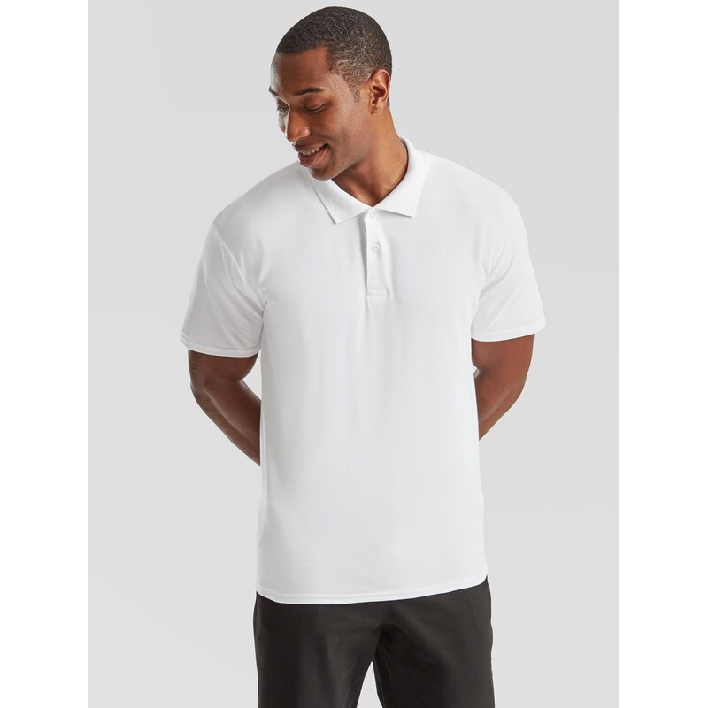 Fruit of the Loom Biała koszulka męska polo Original Polo Friut