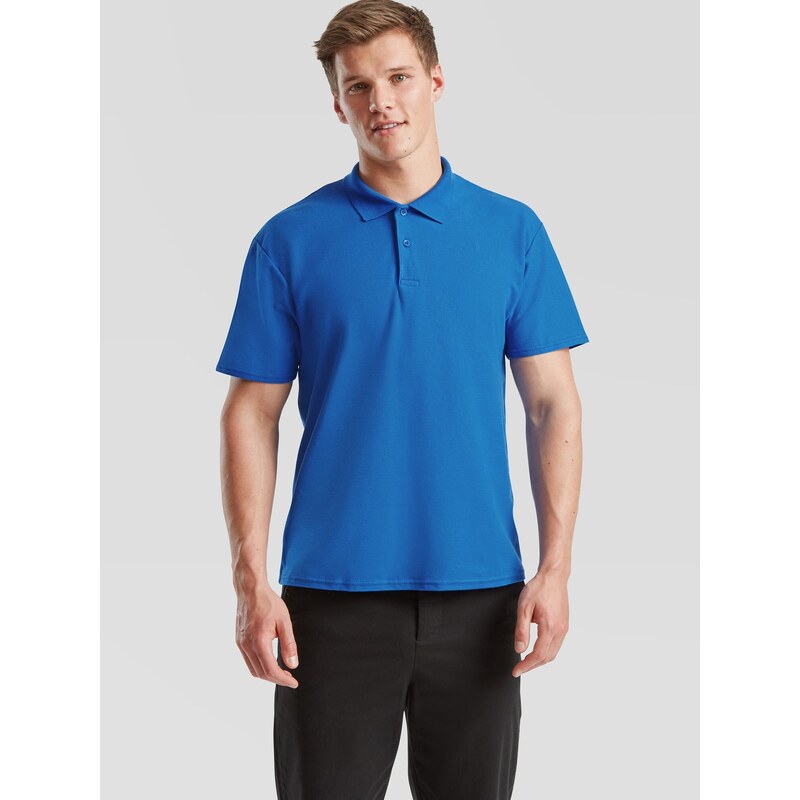 Fruit of the Loom Niebieska koszulka męska polo Original Polo