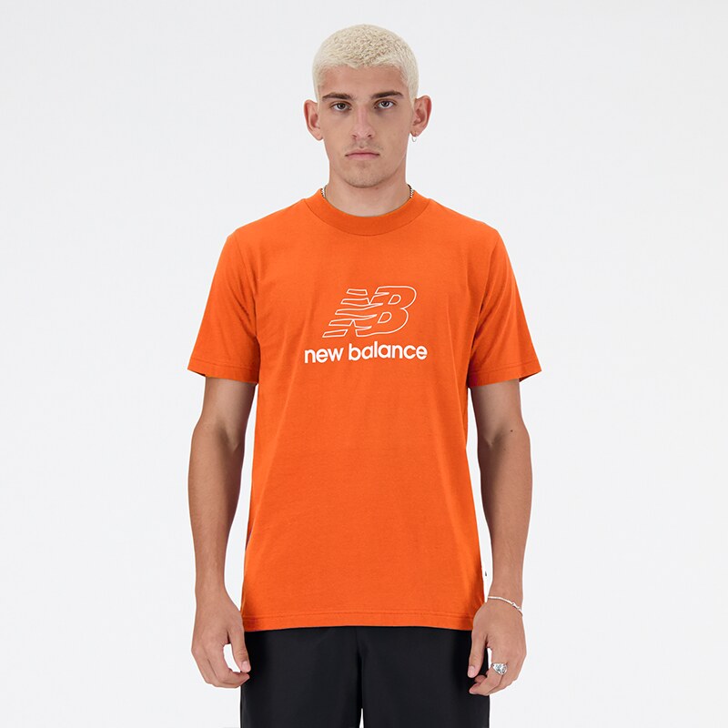 Pánské tričko New Balance MT41906TMO – oranžová