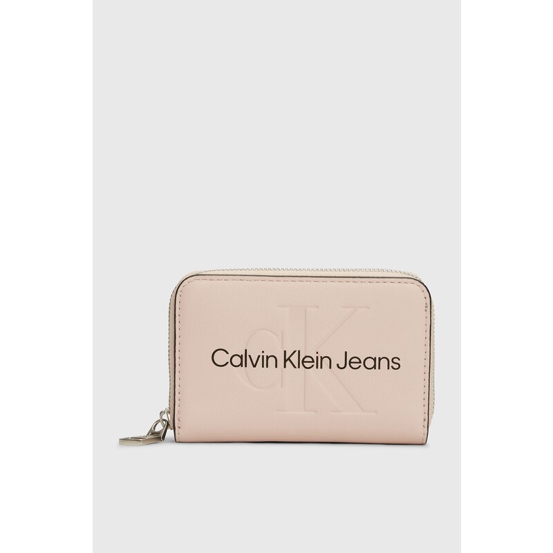 Calvin Klein Jeans peněženka - světle růžová