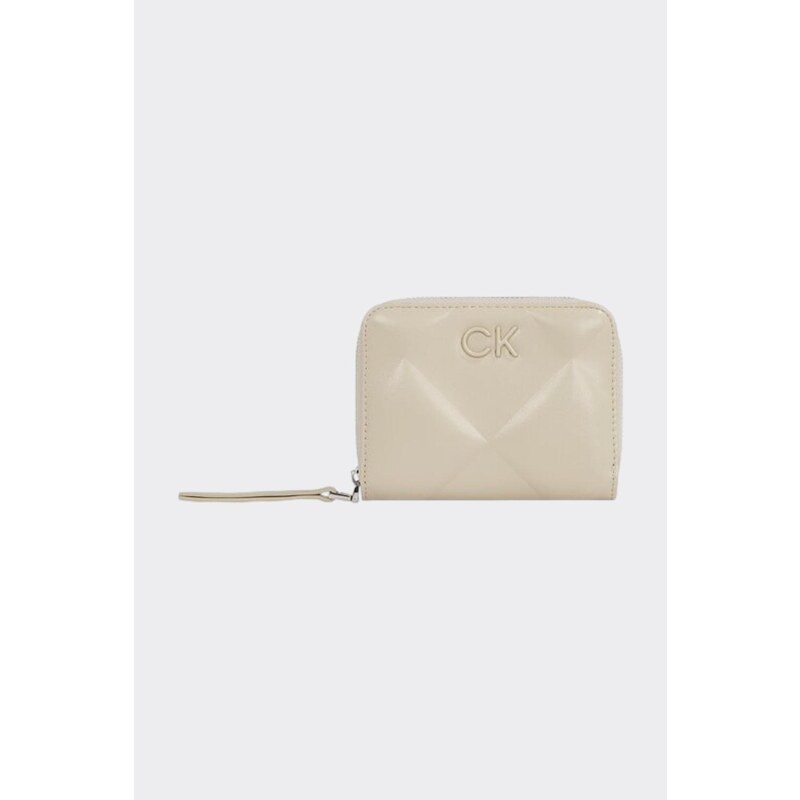 Calvin Klein Quilted peněženka dámská - krémová
