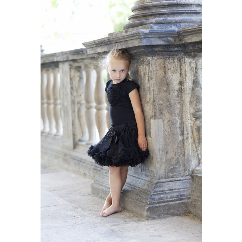 La Petite Suzette Casual tutu sukýnka sukně černá Velikost: M (6-8let)