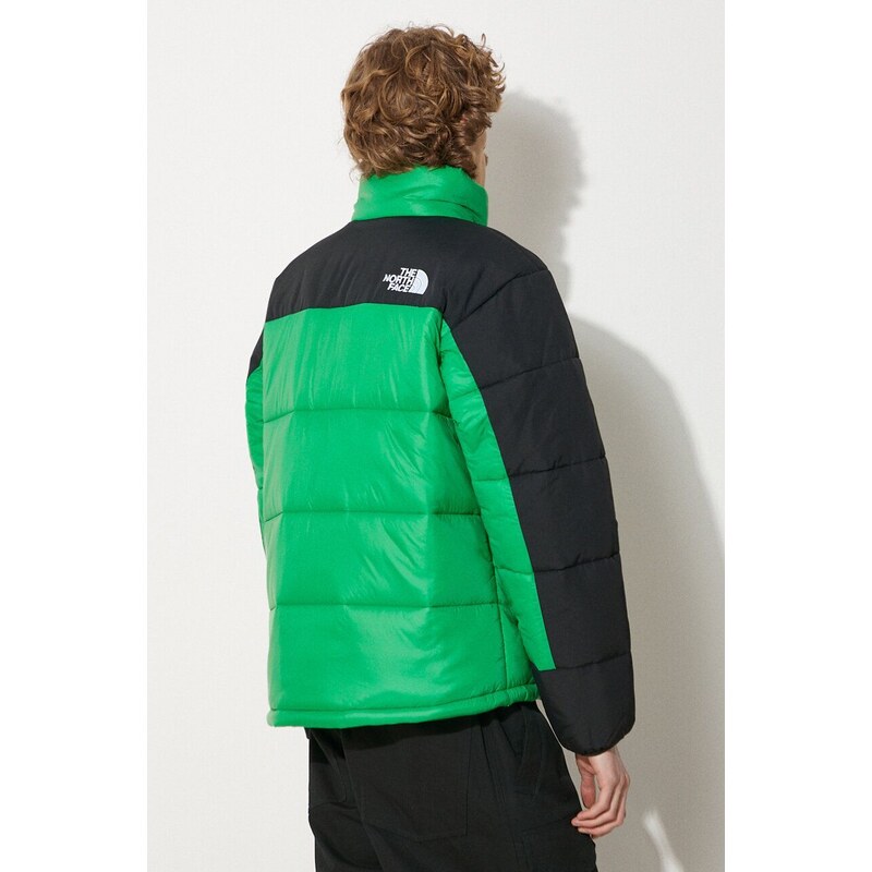 Bunda The North Face HMLYN INSULATED pánská, zelená barva, zimní, NF0A4QYZPO81