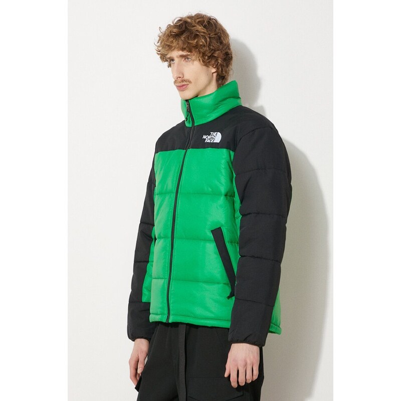 Bunda The North Face HMLYN INSULATED pánská, zelená barva, zimní, NF0A4QYZPO81