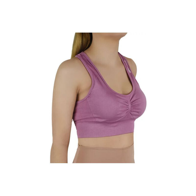 GymHero Podprsenka do posilovnyHero Miami Cute Bra W BASIC-MAUVE