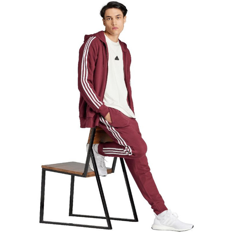 Mikina adidas Essentials French Terry se třemi pruhy a zipem M IS1365