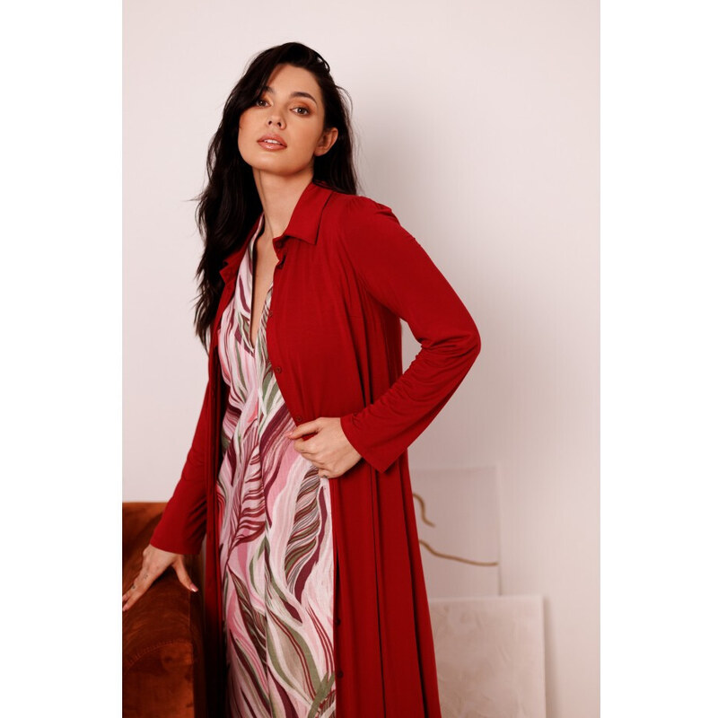 BeWear B283 Maxi šaty s potiskem - model 1 90591304