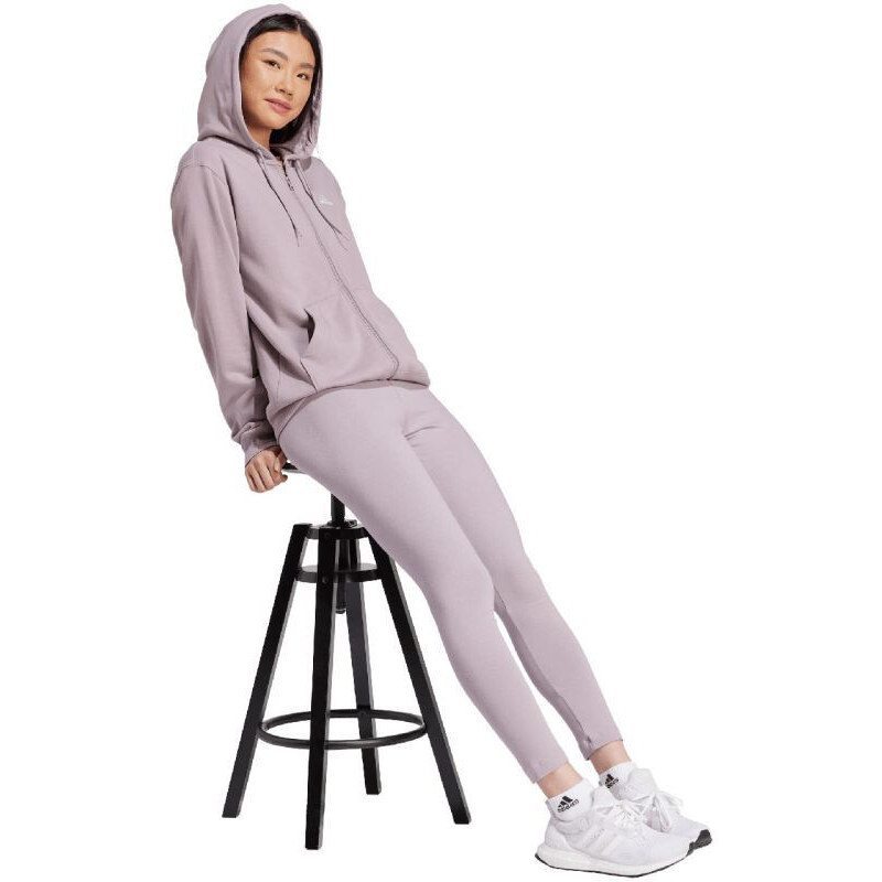 Mikina adidas Essentials Linear Full-Zip French Terry Hoodie W IS2073