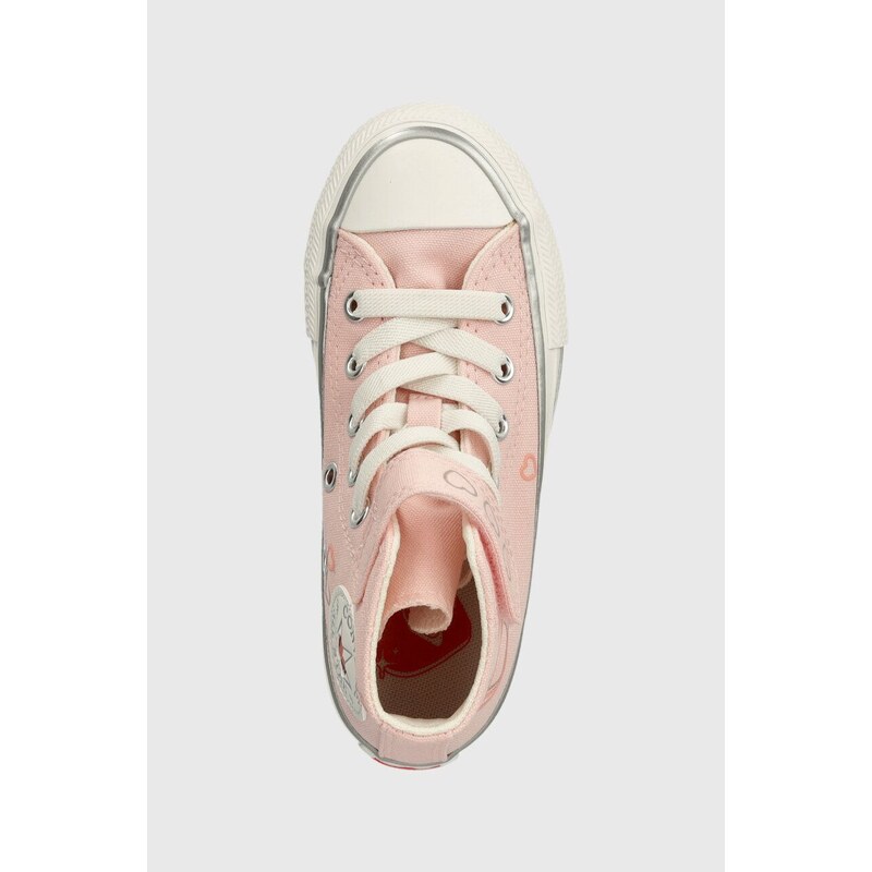 Dětské tenisky Converse růžová barva