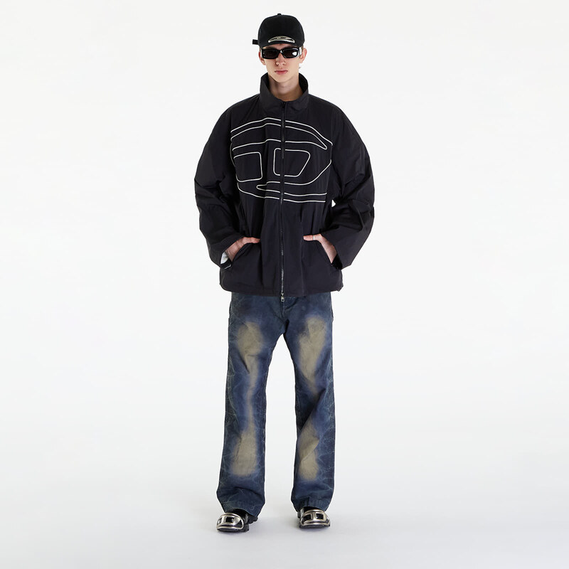 Pánská větrovka Diesel J-Vatel Jacket Black