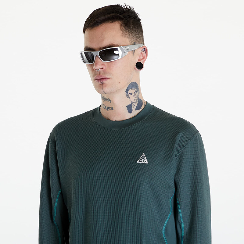 Pánské tričko Nike ACG Dri-FIT ADV "Goat Rocks" Men's Long-Sleeve Winterized Top Vintage Green/ Bicoastal/ Summit White