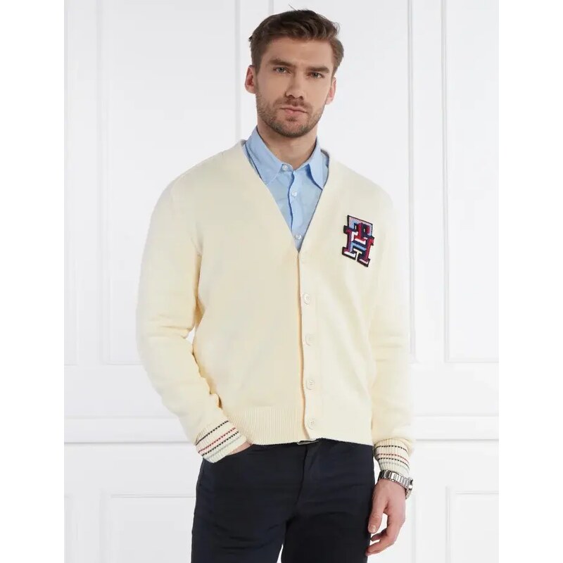 Tommy Hilfiger Kardigan MONOGRAM CARDIGAN | Loose fit