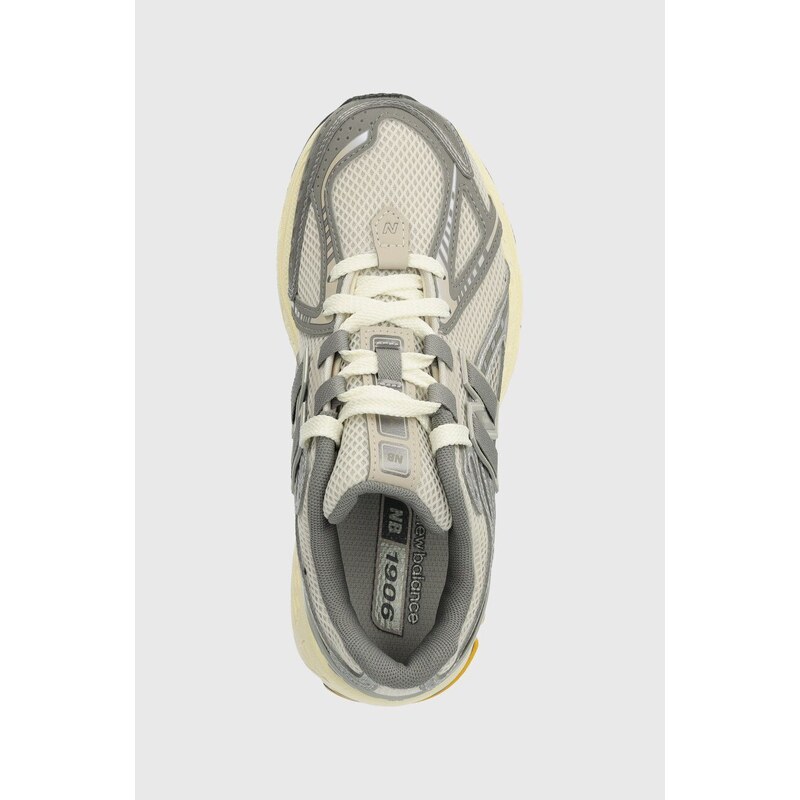 Dětské sneakers boty New Balance GC1906RD šedá barva