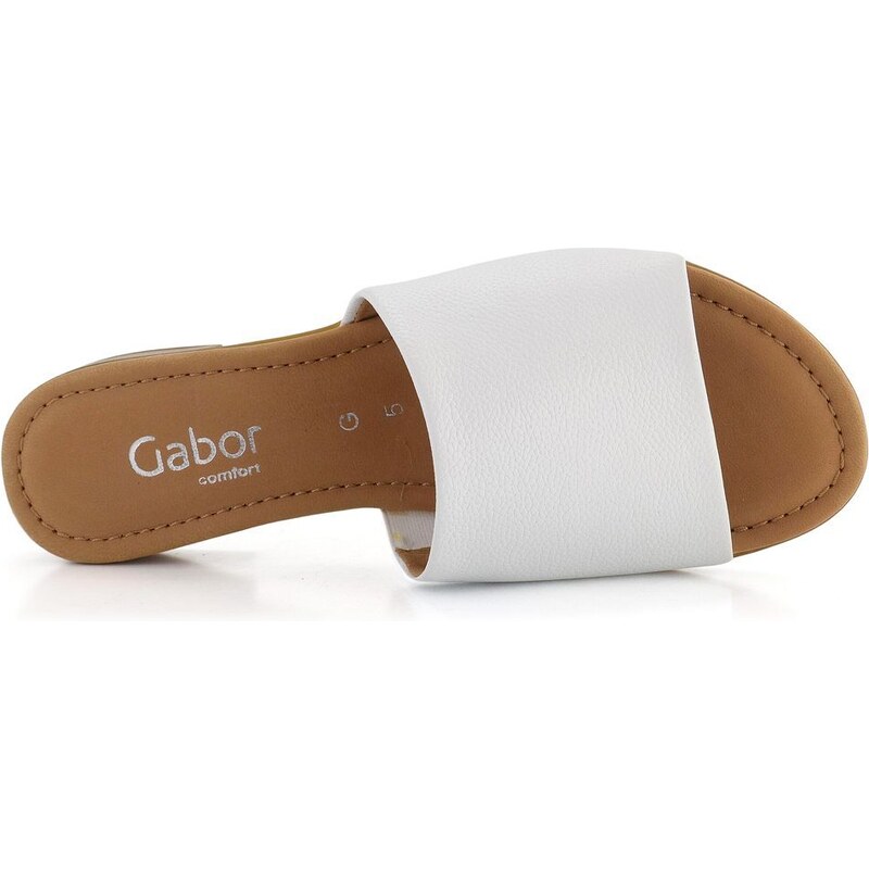Gabor luxusní bílé pantofle 42.790.50