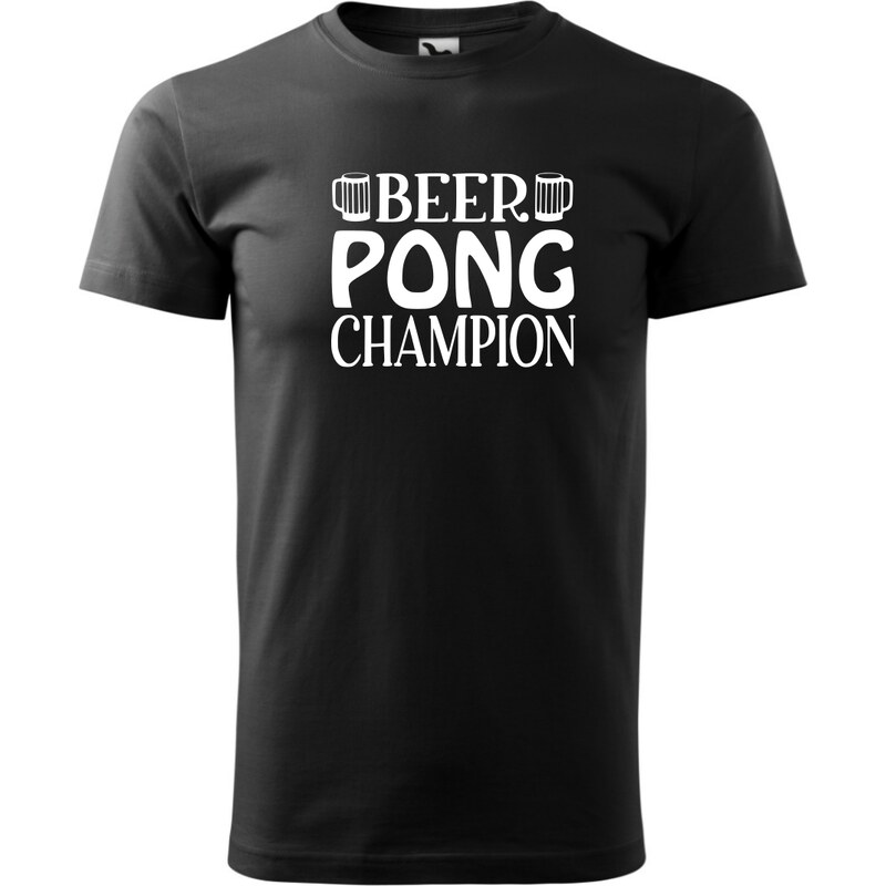 Fenomeno Pánské tričko - Beerpong champion - černé