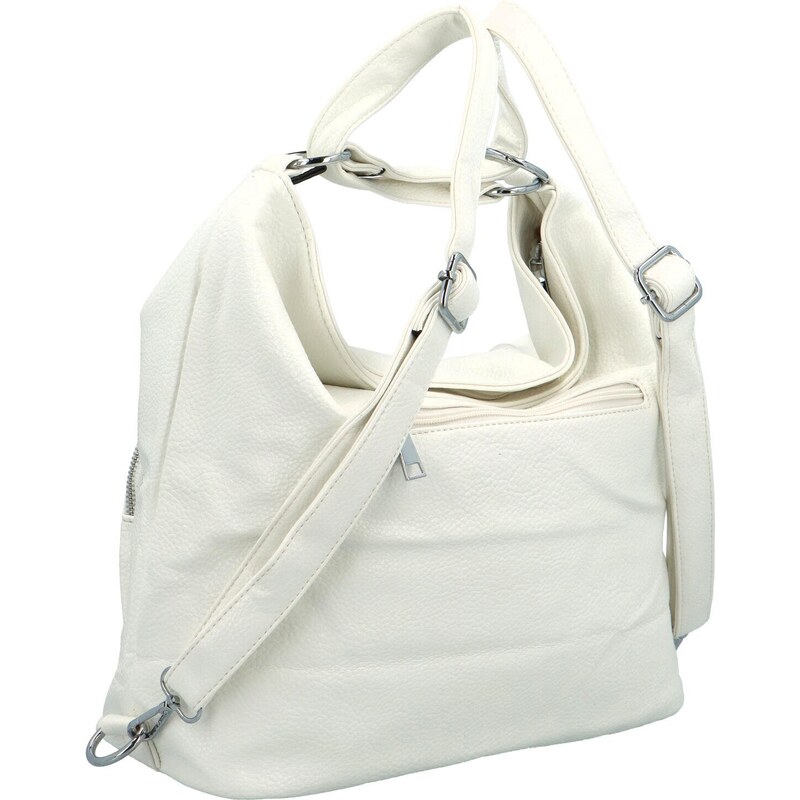 Firenze Trendy dámský kabelko-batoh Wilhelda, bílá