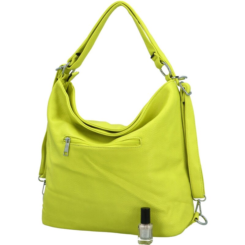 Firenze Trendy dámský kabelko-batoh Wilhelda, žlutá