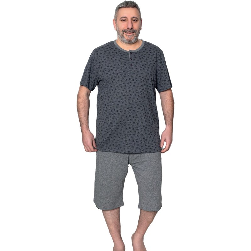 Pánské krátké pyžamo MNB-9012 Duzy max