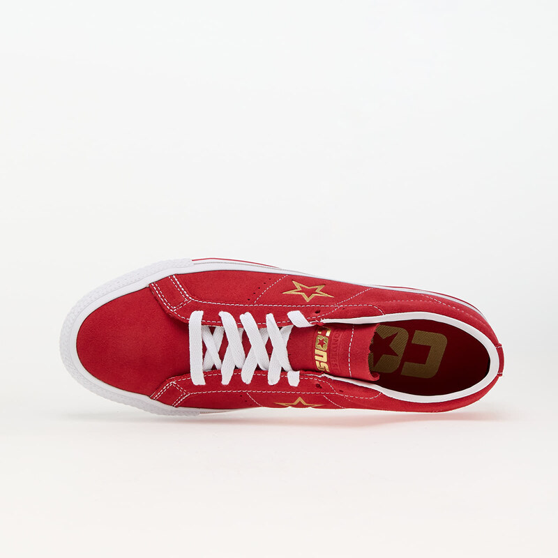 Converse One Star Pro Suede Varsity Red/ White/ Gold