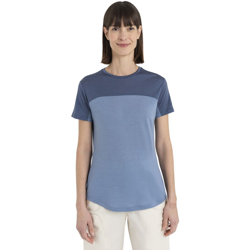 ICEBREAKER Wmns Merino 125 Cool-Lite Sphere III SS Tee Colour Block, Kyanite/Dawn/Cb velikost: M