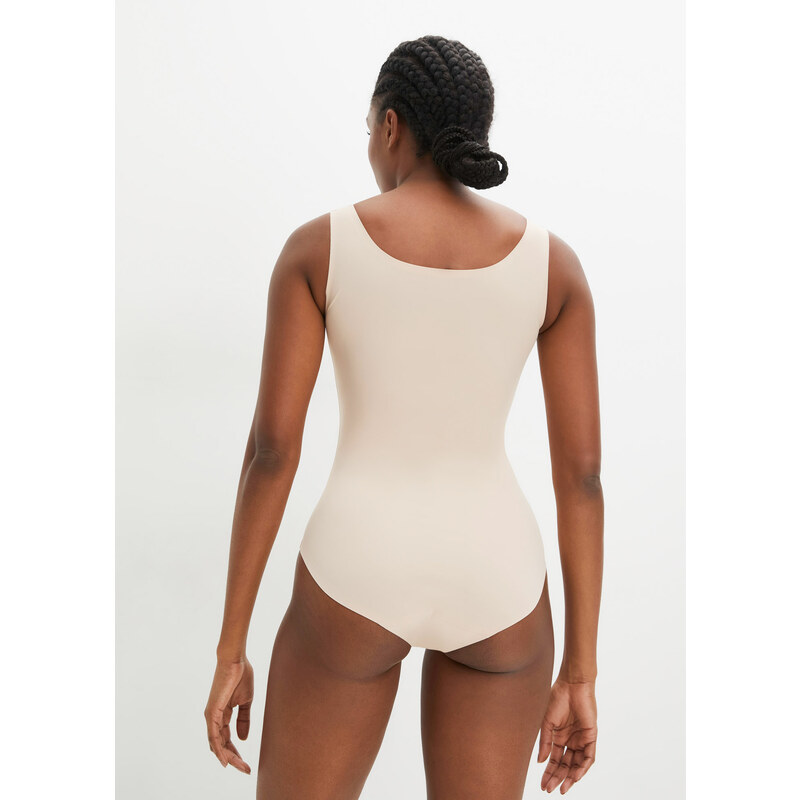 bonprix Body Lasercut bez kostic Feel Comfort Béžová