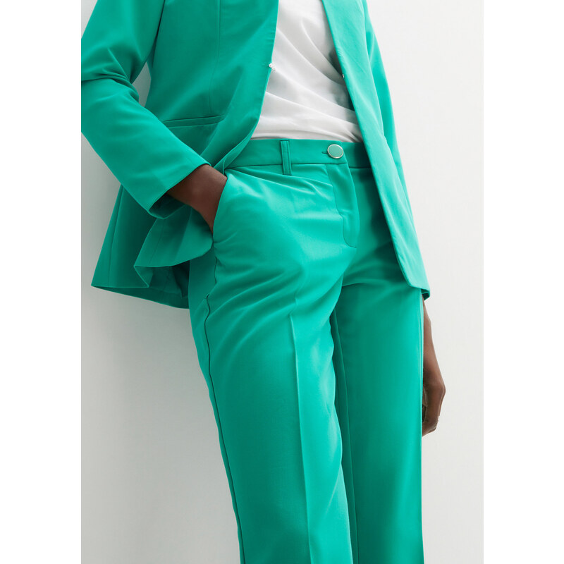 bonprix Kalhotový kostým (2dílná souprava) Zelená