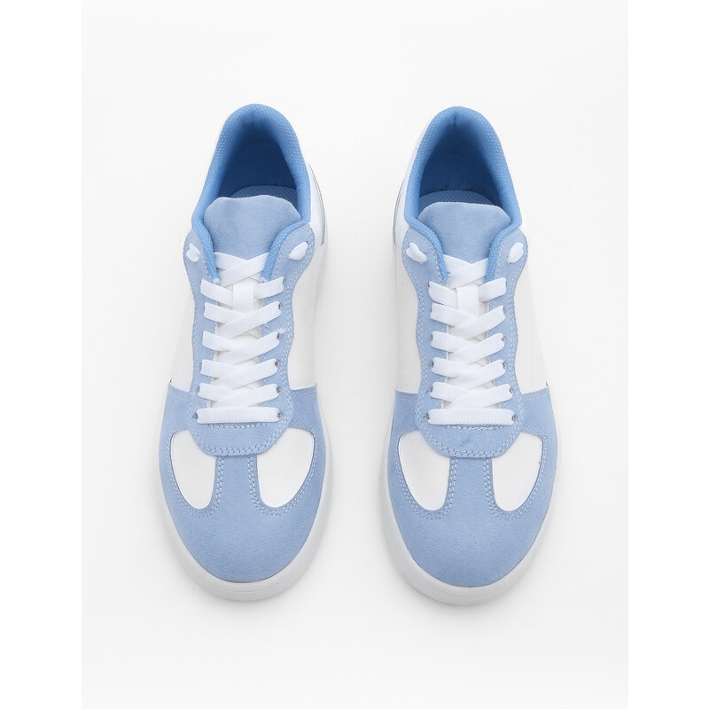 Marjin Women's Sneaker Lace Up Multi-Piece Sneakers Velti Blue