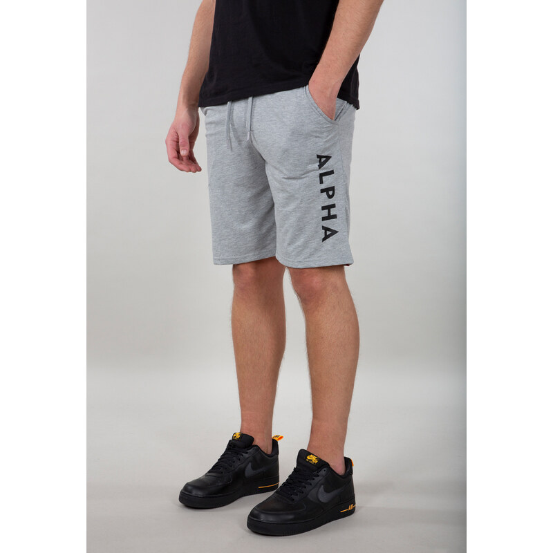Alpha Industries Šortky Alpha Jersey Short grey heather