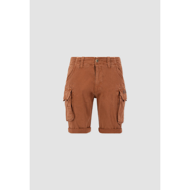 Šortky Alpha Industries Crew Short oříškově hnědá
