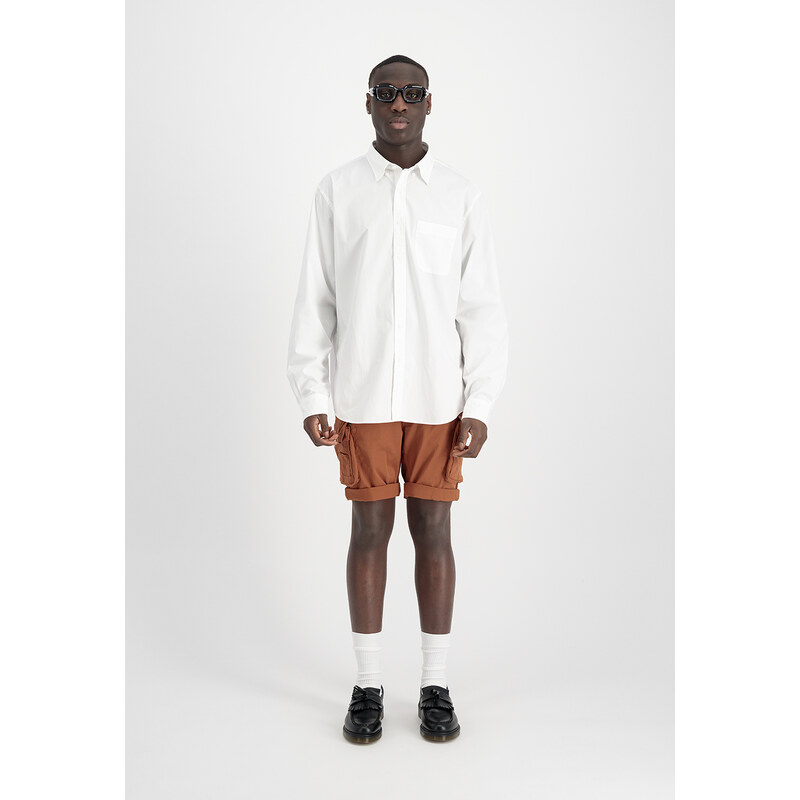 Šortky Alpha Industries Crew Short oříškově hnědá