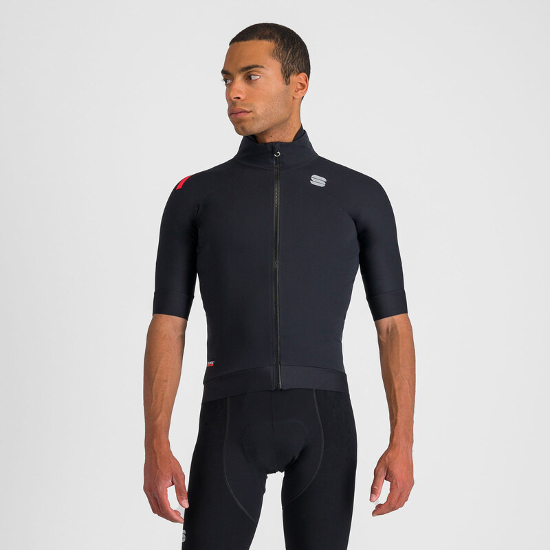 Sportful Fiandre Pro cyklistická bunda s kr. rukávem, černá