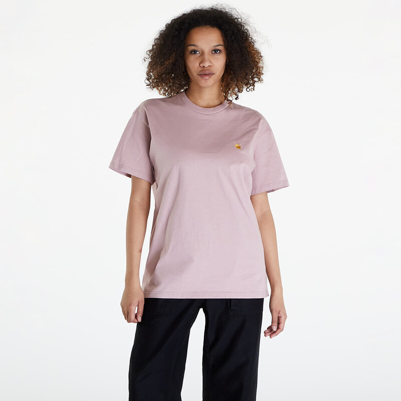 Carhartt WIP S/S Chase T-Shirt UNISEX Glassy Pink/ Gold