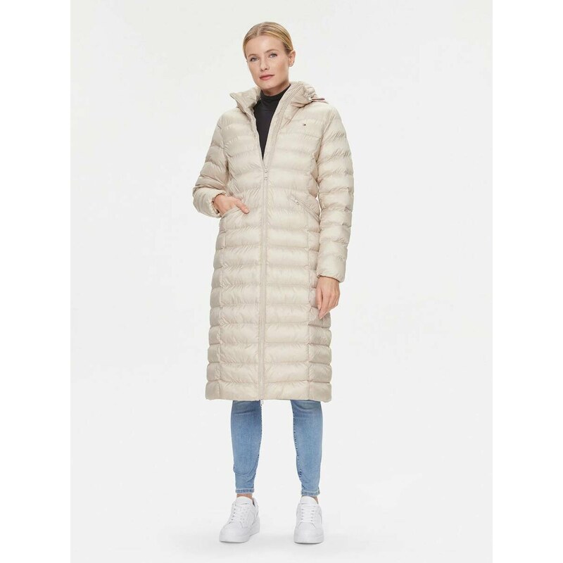 Tommy Hilfiger dámský béžový kabát 109098456