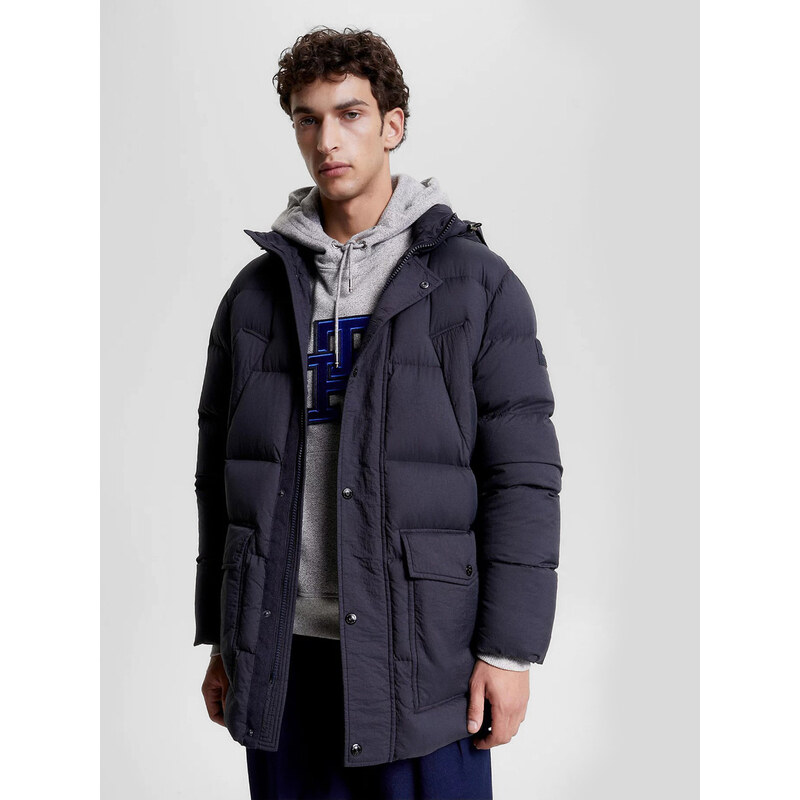 Tommy Hilfiger pánská tmavě modrá parka