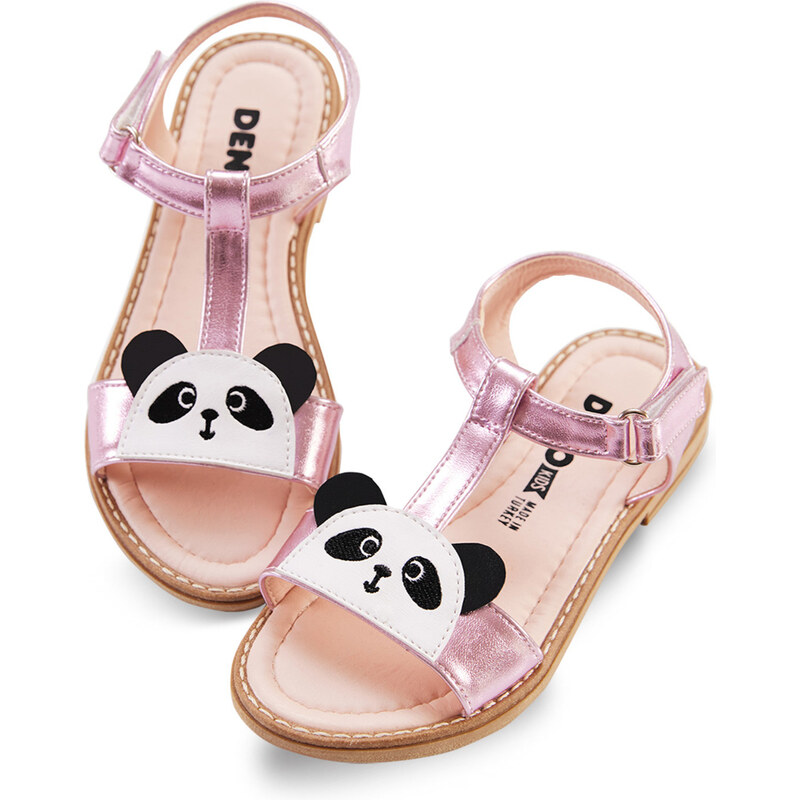 Denokids Panda Dívčí sandály