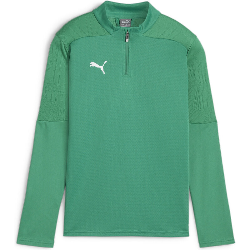 Triko s dlouhým rukávem Puma teamFINAL Training 1/4 Zip Top Jr 658552-05