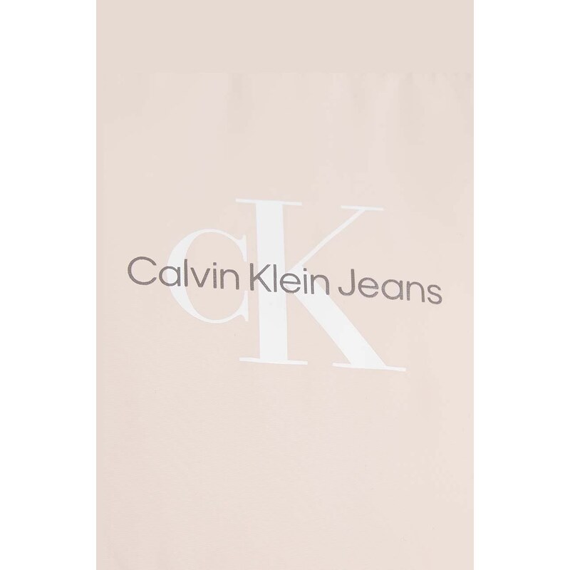 Dětská bunda Calvin Klein Jeans růžová barva