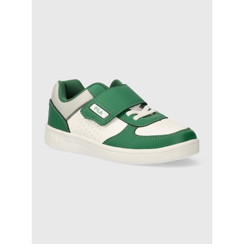 Dětské sneakers boty Fila C. COURT CB velcro zelená barva