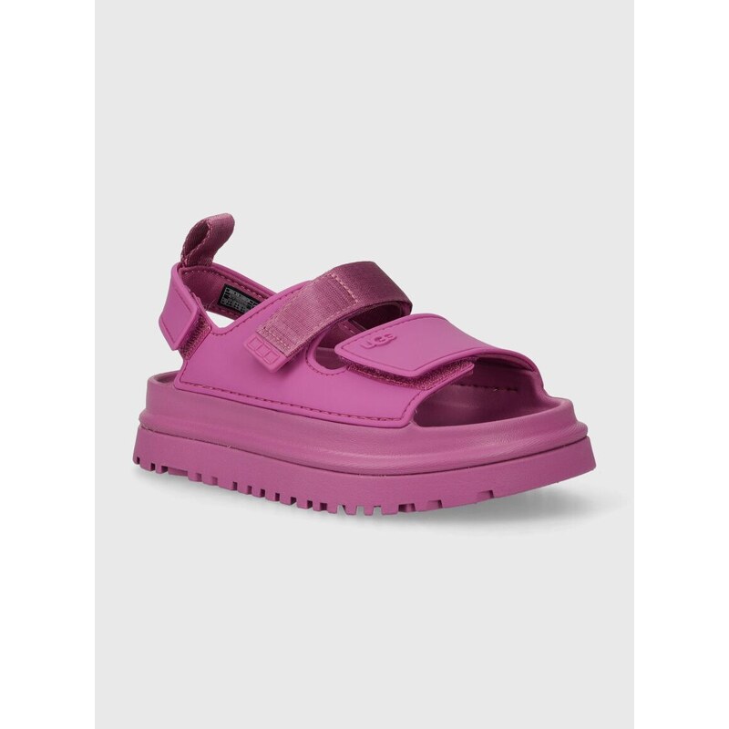 Dětské sandály UGG GOLDENGLOW fialová barva