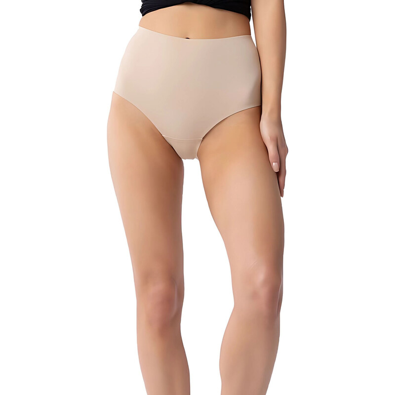 Dámské kalhotky Amber maxi beige - Julimex 90616985
