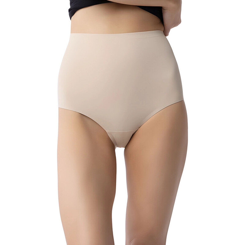 Dámské kalhotky Amber maxi high beige - Julimex 90616986