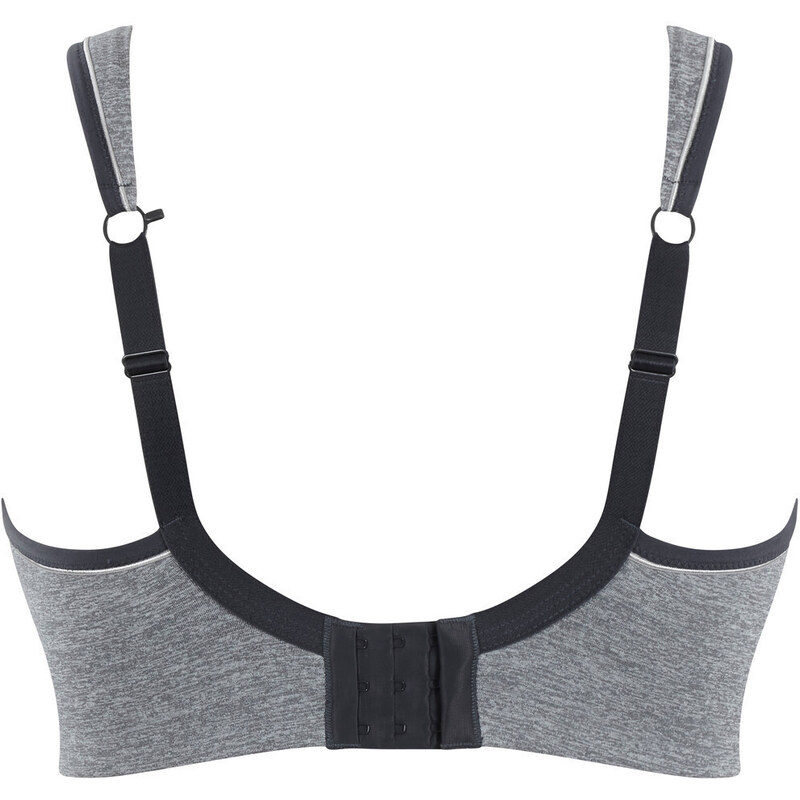 Panache Podprsenka balkonetka Sports Balconnet charcoal marl 9441 melanž - Sculptresse