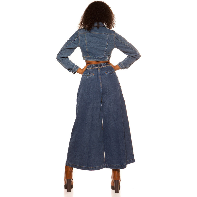 Style fashion Trendy krátká džínová bunda