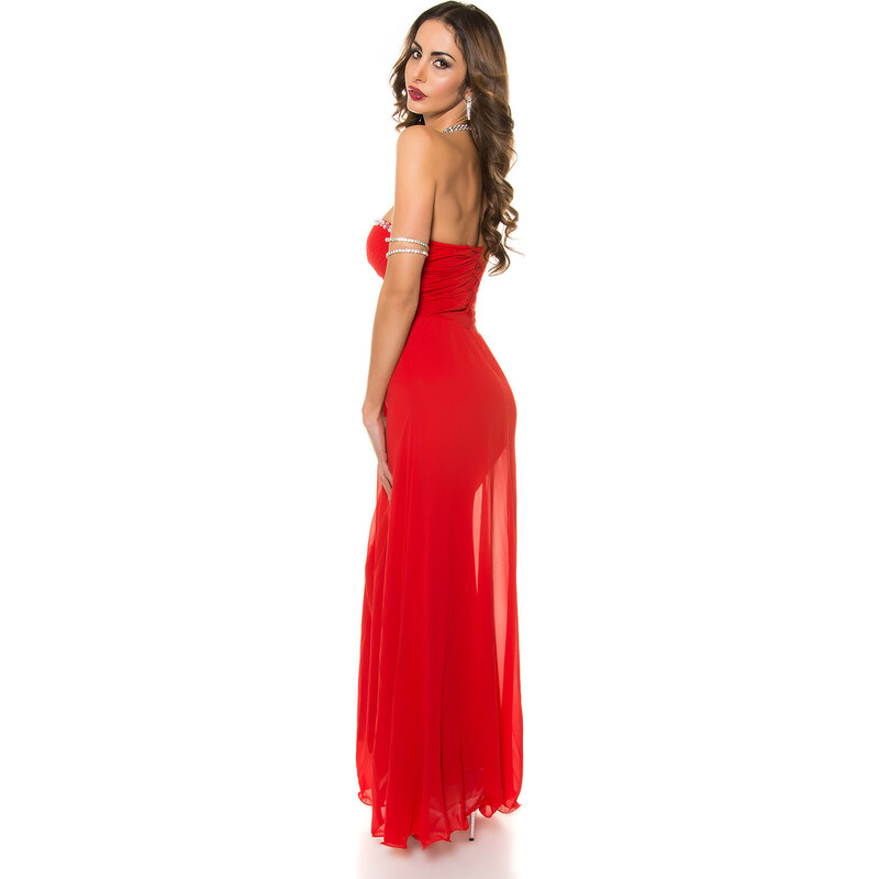 Style fashion Podívejte se na červený koberec! sexy večerní šaty Koucla Goddess